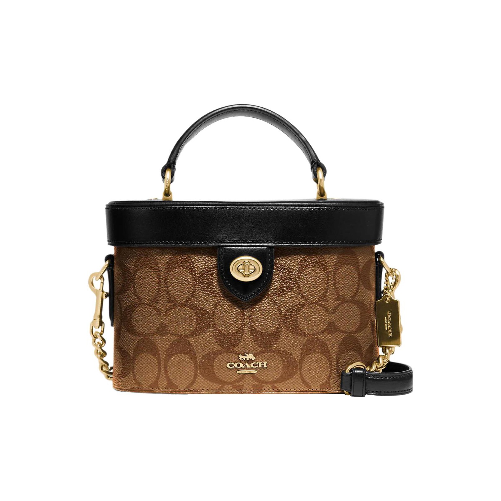 COACH Kay Leather Box Bag Shoulder Bag Crossbody Bag Handbag