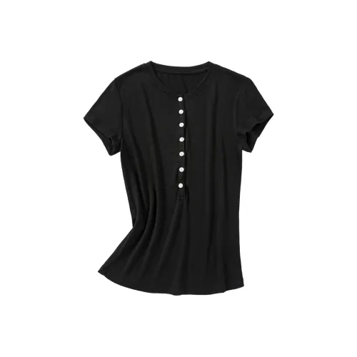 Le Alfashionline 레귤러 슬림핏 티셔츠와 정핏 소매 여성
