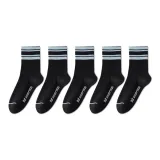 Black with Blue Stripes 5