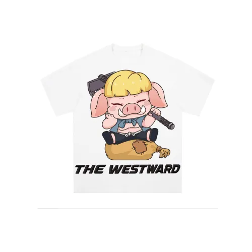 Journey To The West 화이트 남녀공용 티셔츠