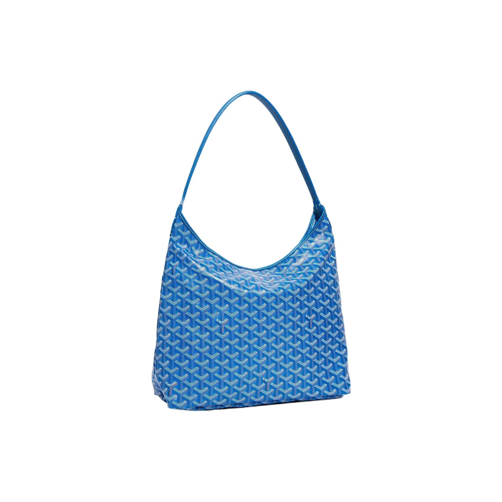GOYARD Bohème Hobo Canvas With Leather Shoulder Bag Combo