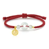 Silver 925-Small Peaceful Buckle Bracelet, Women's