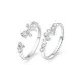 Silver 925-Dream Butterfly Bestie Couple Rings