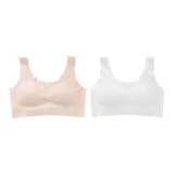 2 Pack (White+Skin)