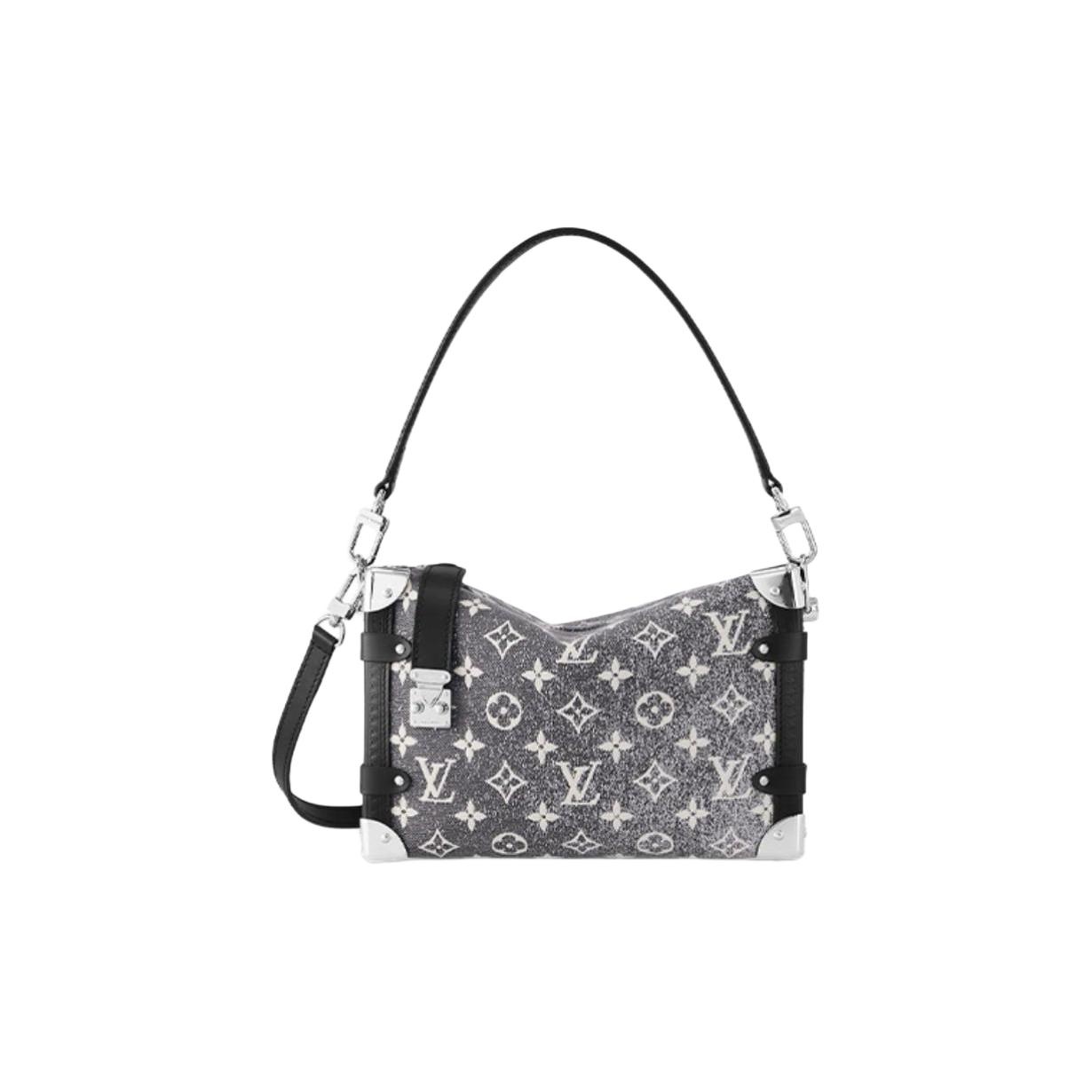LOUIS VUITTON Monogram Jacquard Denim Side Trunk Gray - POIZON