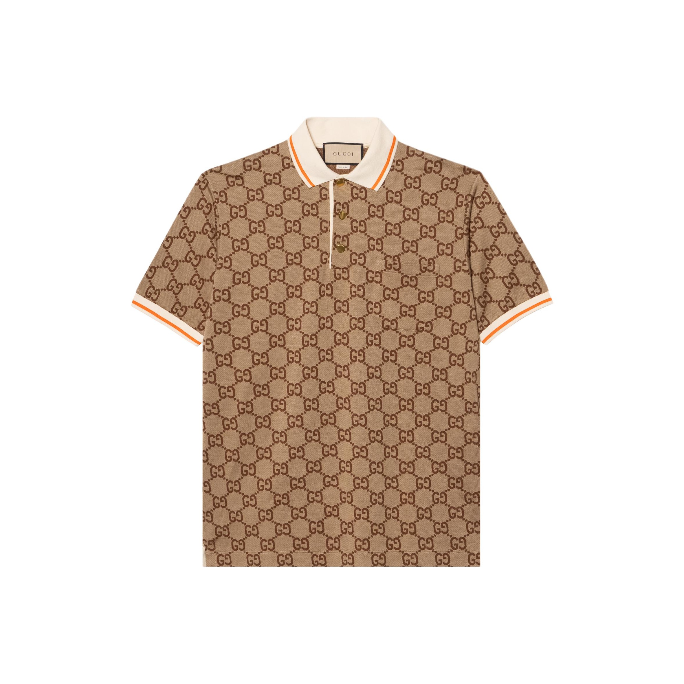 ポジャギNo.41 GUCCI Gg Logo Jacquard Polo Shirt L - POIZON