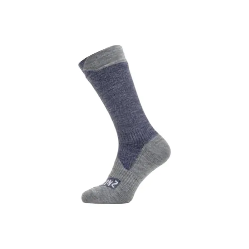 SEALSKINZ 1팩 마린 블루 남녀공용 크루 삭스