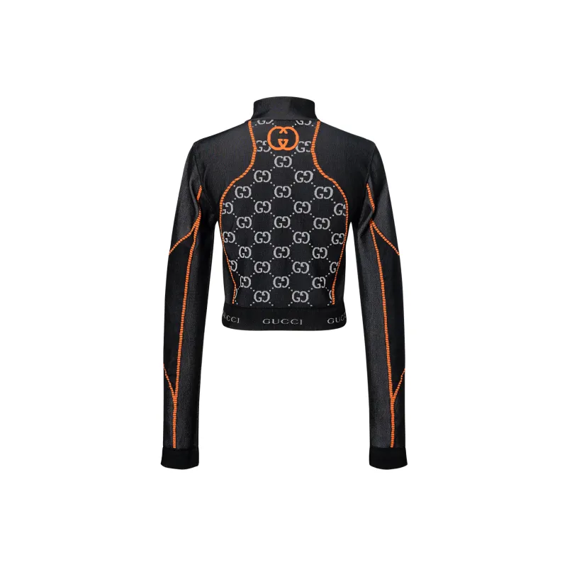 【関税&送料込み】Gucci Gg Jacquard Cropped Jacket GUCCI GG-jacquard Performance Top - POIZON