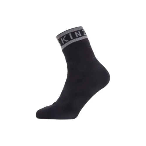 SEALSKINZ 1팩 블랙 그레이 남녀공용 크루 삭스