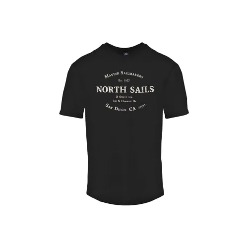 NORTHE SAILS 블랙 남성 티셔츠