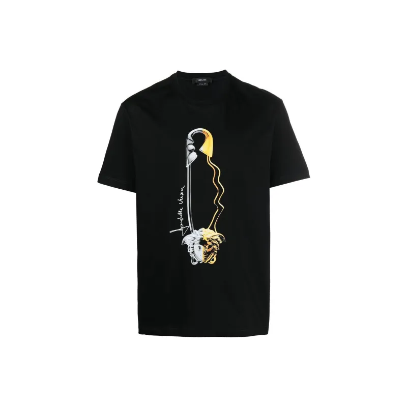 【関税＆送料込み】Versace T-Shirt Versace Safety Pin Versace - Safety Pin T-shirt | HBX - Globally Curated