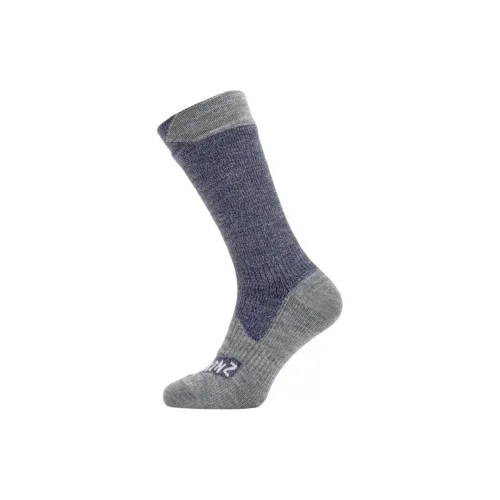 SEALSKINZ 1팩 배색 남성 크루 삭스