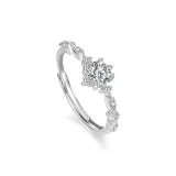 Single Ring Women's[S999 Fine Silver]