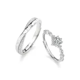 Mobius Couple Rings[S999 Fine Silver]