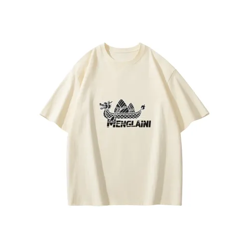 Menglaini 남녀공용 티셔츠