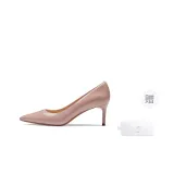 [Air Cotton]-Shiny Cow Leather-Dirty Pink-6.5cm Gift Included (Please Refer to Details)