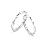 Plain Band Best Friend Ring[S999 Fine Silver]