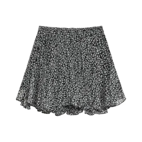 포니 블랙 여성 캐주얼 롱 스커트