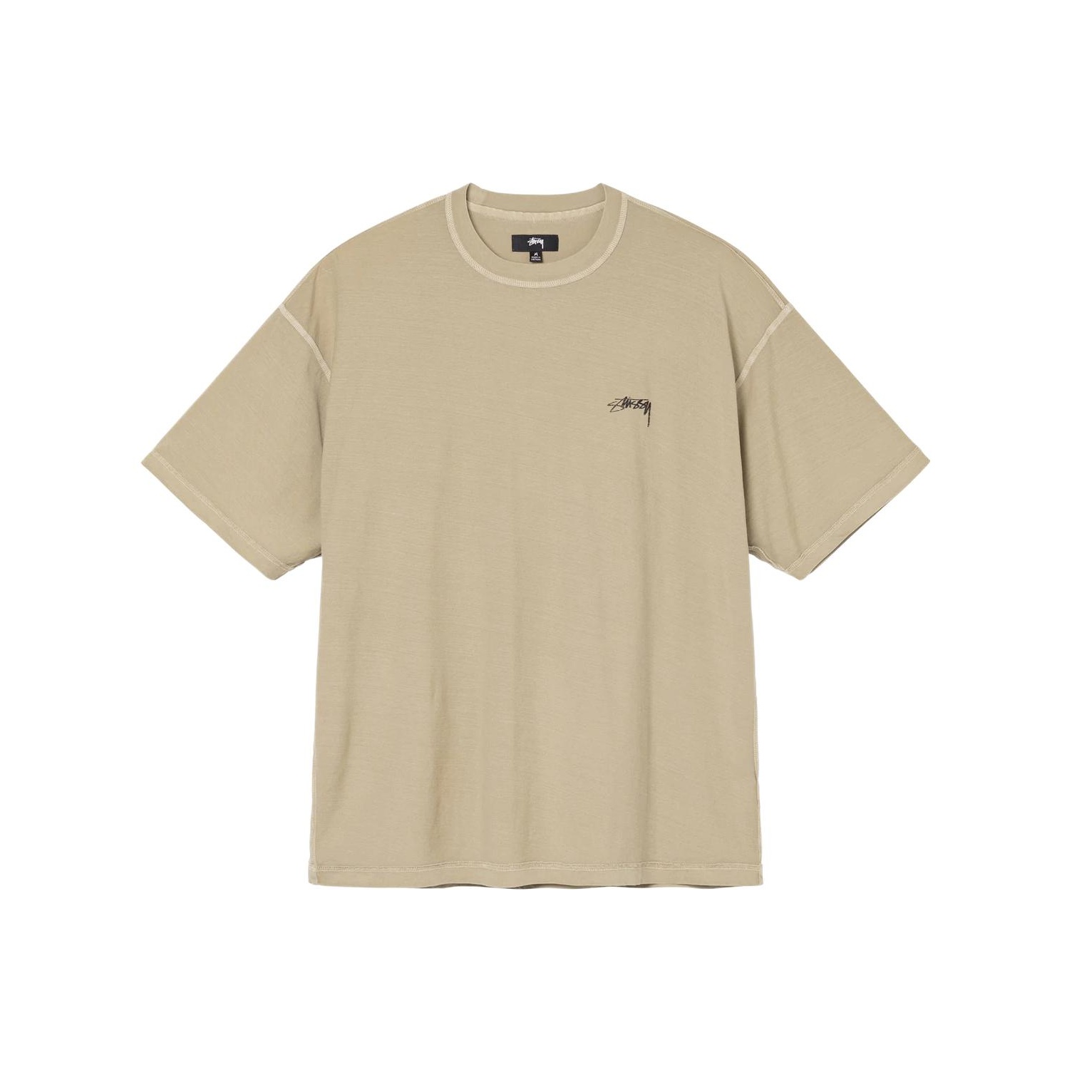 Stussy Lazy Tee Light Gray/LIGHT GRAY XL - POIZON