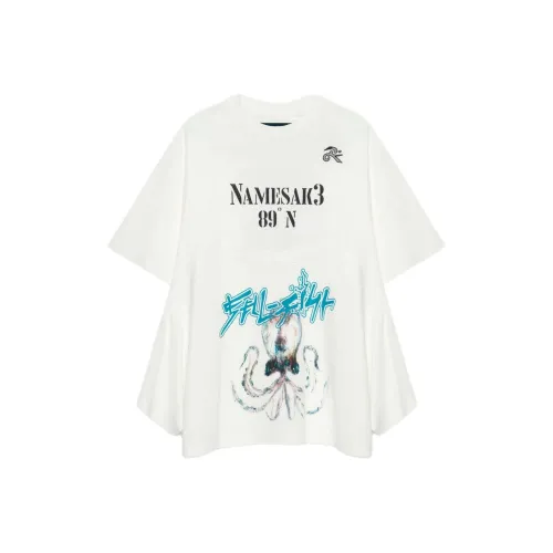 NAMESAKE 씨 솔트 화이트 남성 티셔츠
