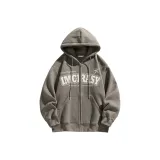 [Thickened and Fleece-Lined]Gray Umber White