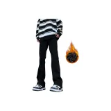 Black [Fleece-Lined and Thickened]