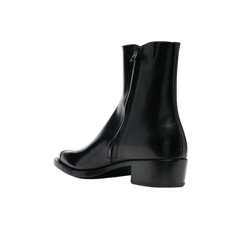 Alexander McQueen ジョッパーブーツ　41 white-leather-alexander-