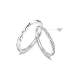 Mobius Couple Rings[S925 Silver]