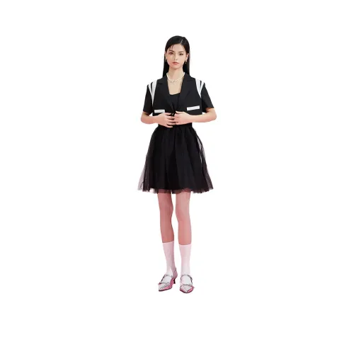 Jamor 블랙 여성 비즈니스 정장