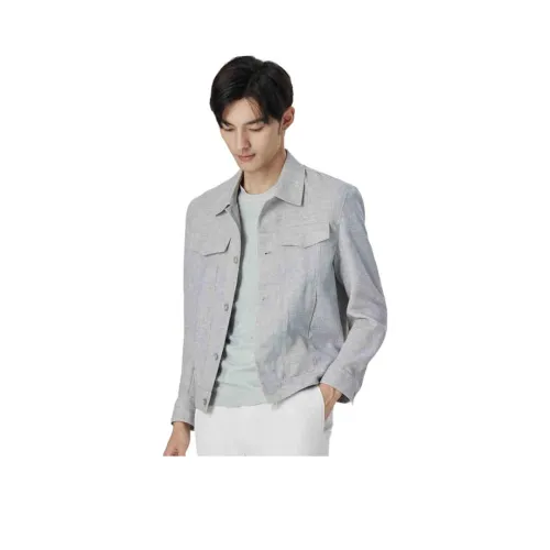 지오지아 라이트 그레이 남성 자켓