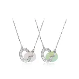 Interlocking Circle Necklace 1 Pair