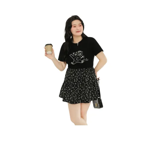 DAMABAIFENBAI 여성 티셔츠