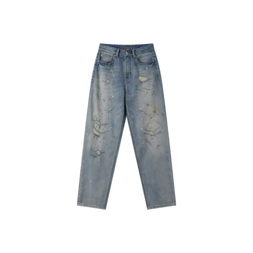 DE Mincollection 라이트 블루 여성 청바지