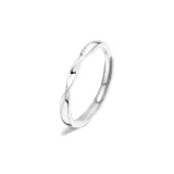 [999 Silver]Mobius Men's Ring