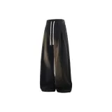 Black[Straight Fit Double-Sided Fleece]