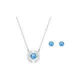 Blue/White Gold-Plated