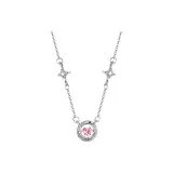 Beating Heart Necklace (Pink Diamond)