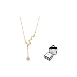 The Big Dipper Sterling Silver Necklace-Rose Gold