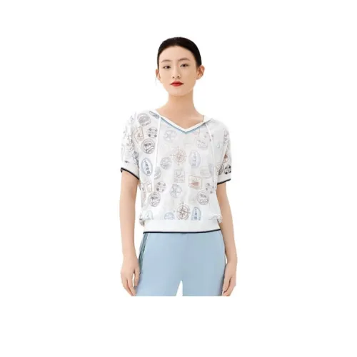 JZ. ANNAKRO 퓨어 화이트 여성 니트웨어