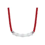 Bamboo Necklace (Red String)