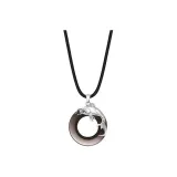 Koi Fish Peaceful Buckle Necklace[Silver Koi Men's]