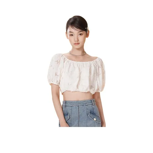 Caroline 화이트 여성 폴로 셔츠