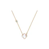 Four-Leaf Clover Necklace B[S925 Silver]