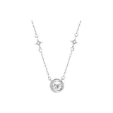 Feather with You Necklace-Silver