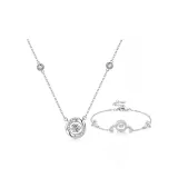 3 Seconds Heartbeat Combination[S925 Silver Necklace+Copper Bracelet]
