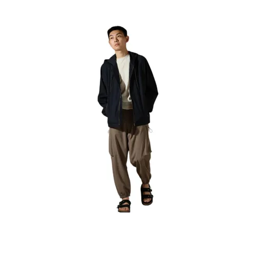 Hacikis 네이비 블루 남성 자켓