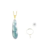 Blessing Bean Necklace+Wealth Crystal Bracelet