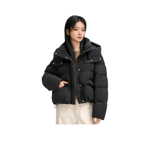 YABAOBAO 미드나이트 블랙 여성 다운 재킷