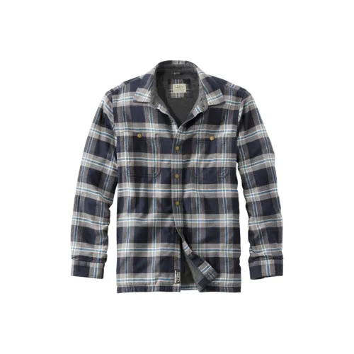 L.L.Bean 그레이 블랙 남성 셔츠