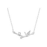 Rising Bamboo Necklace[S999 Fine Silver]